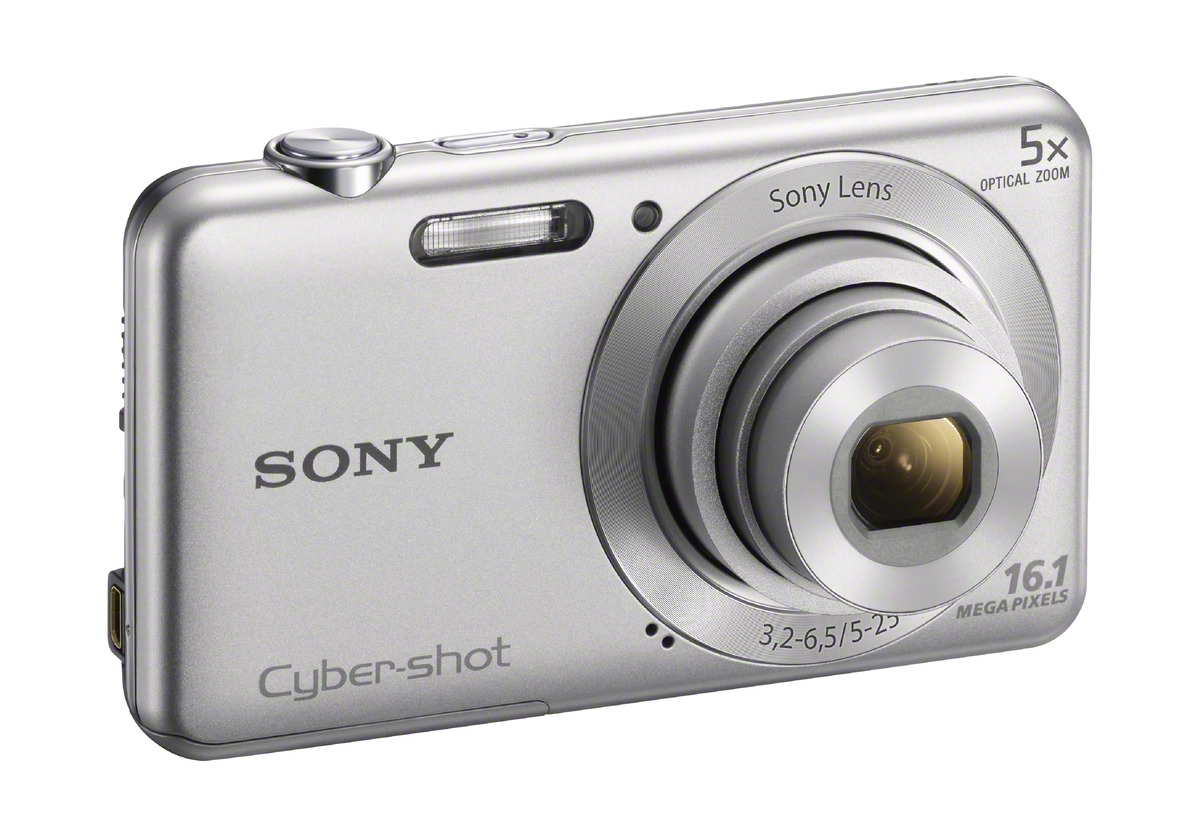 Компактная фотокамера Sony W710 серебристая