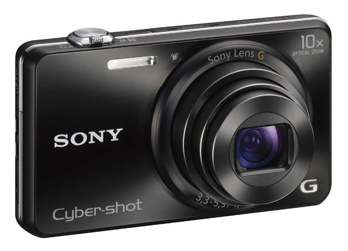 Компактная фотокамера Sony WX200 черный