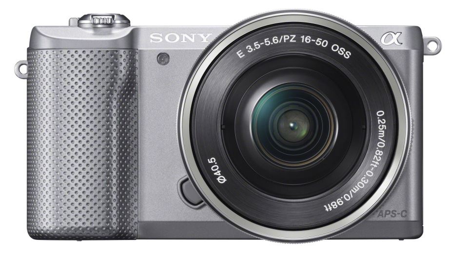 Беззеркальная фотокамера Sony A5000 - серебристая