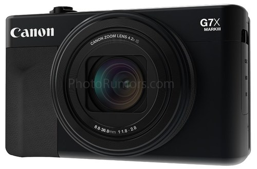Первые характеристики Canon PowerShot G7 X Mark III