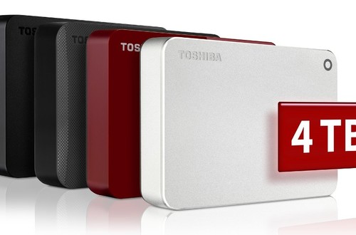 Toshiba представляет новые модели портативных накопителей CANVIO