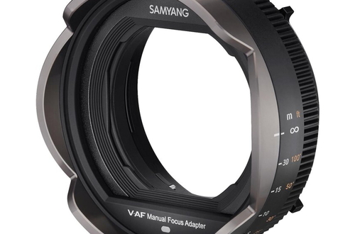 Samyang анонсировала адаптер ручной фокусировки для кинообъективов серии V-AF