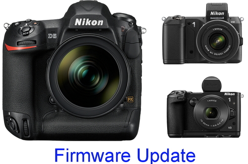 Новые прошивки для трёх камер Nikon