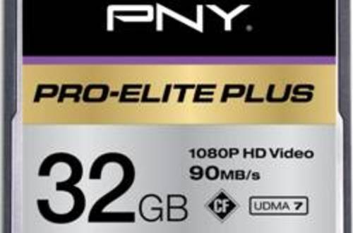 PNY представляет новую серию карт памяти CompactFlash Pro-Elite Plus