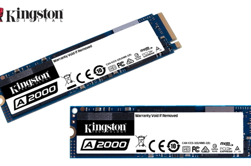 Kingston представляет SSD нового поколения A2000 NVMe PCIe