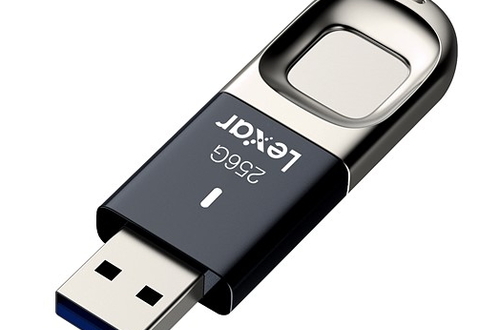 Флэш-накопитель USB 3.0  Lexar с датчиком отпечатка пальца 