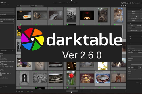 Darktable 2.6.0 - бесплатная программа для редактирования файлов RAW с новыми функциями