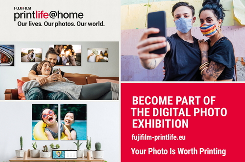 Fujifilm запускает в Европе выставку printlife@home со слоганом «Наша жизнь. Наши фотографии. Наш мир»