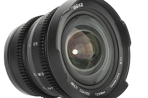 Кинообъектив Meike 8 мм T2.9 для камер MFT