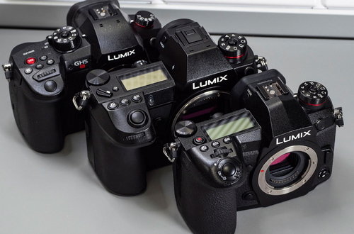 Сравнение беззеркальной камеры  Panasonic Lumix DSC-S1R с GH5s и G9