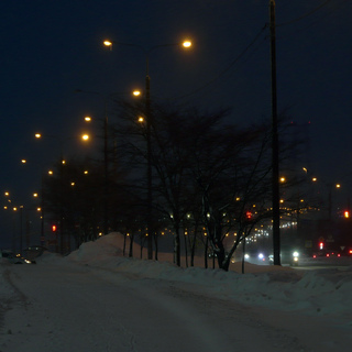 Вечер... Город...Зима...