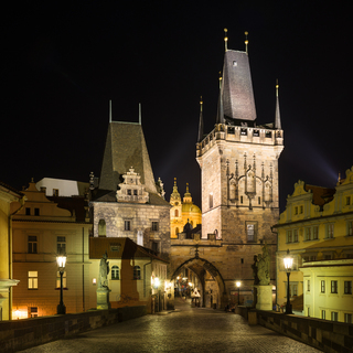 Уютная ночная Прага
