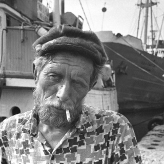 0012 Портрет рыбака.Сахалин.Корсаков.1974.