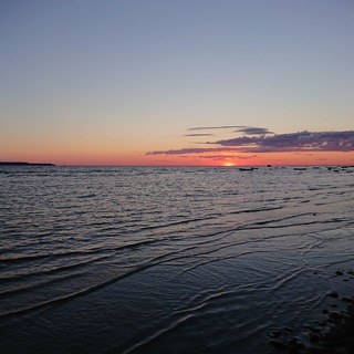 Закат на Балтийском море