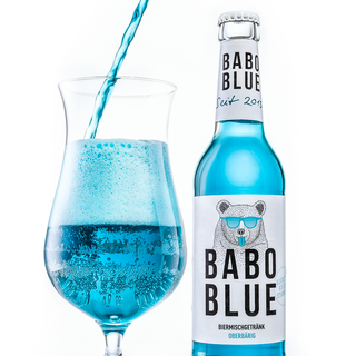 BABO Blue. Exotic beer mix drink