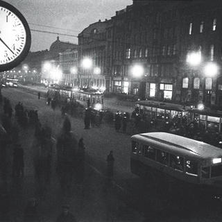 Яков Халип. Невский проспект ночью, 1936