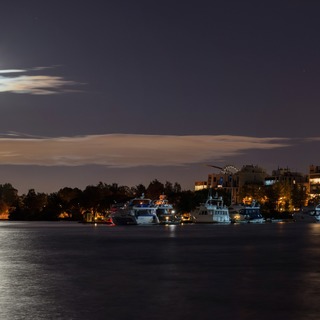 Лунная панорама Крестовского острова