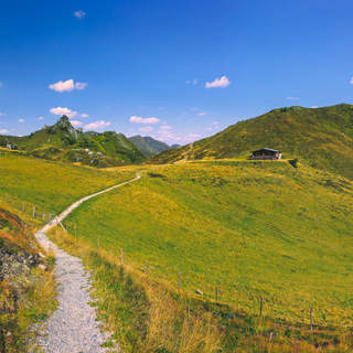 Hiking in Alps of Austria