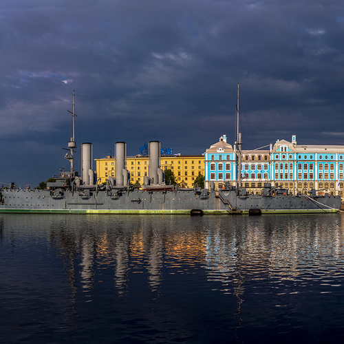 Крейсер 1-го ранга Балтийского флота «Аврора» / Фотоконкурс Nikon 2015 Обыкновенное чудо