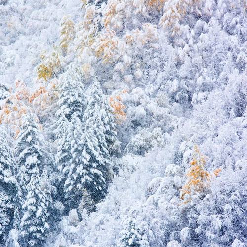 Снег в горах / Пейзажи Дагестана