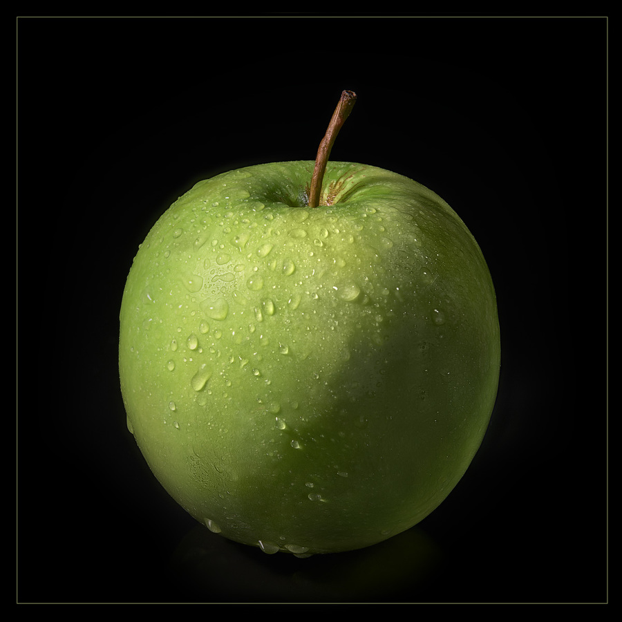 Зелёное яблочко