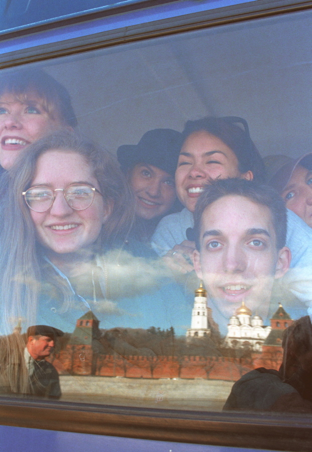 002 Американские студенты в Москве.