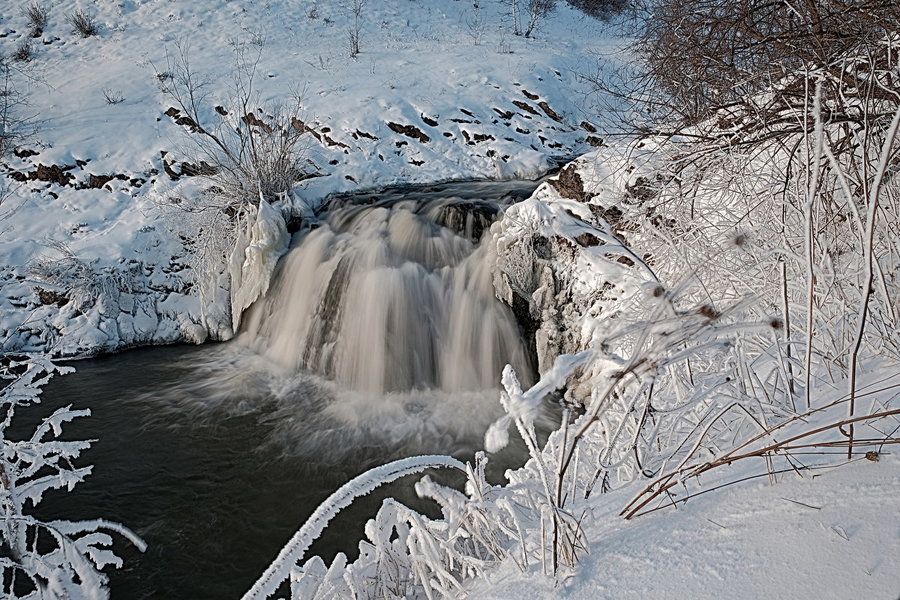 Водопад в октябре