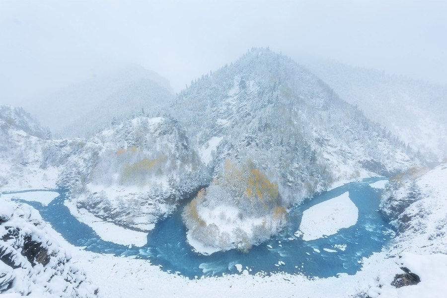 Дагестан. Снегопад