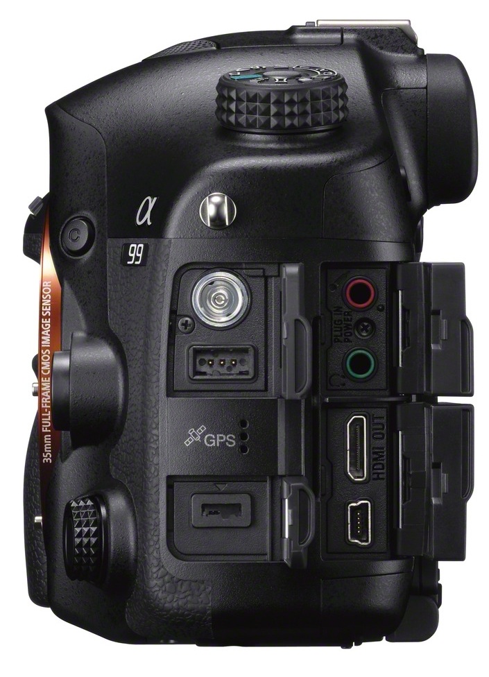 Компактная цифровая фотокамера Sony α99 - разъемы