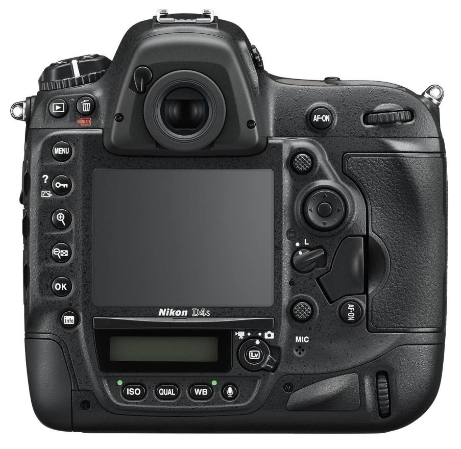 Зеркальная камера Nikon D4S - дисплей