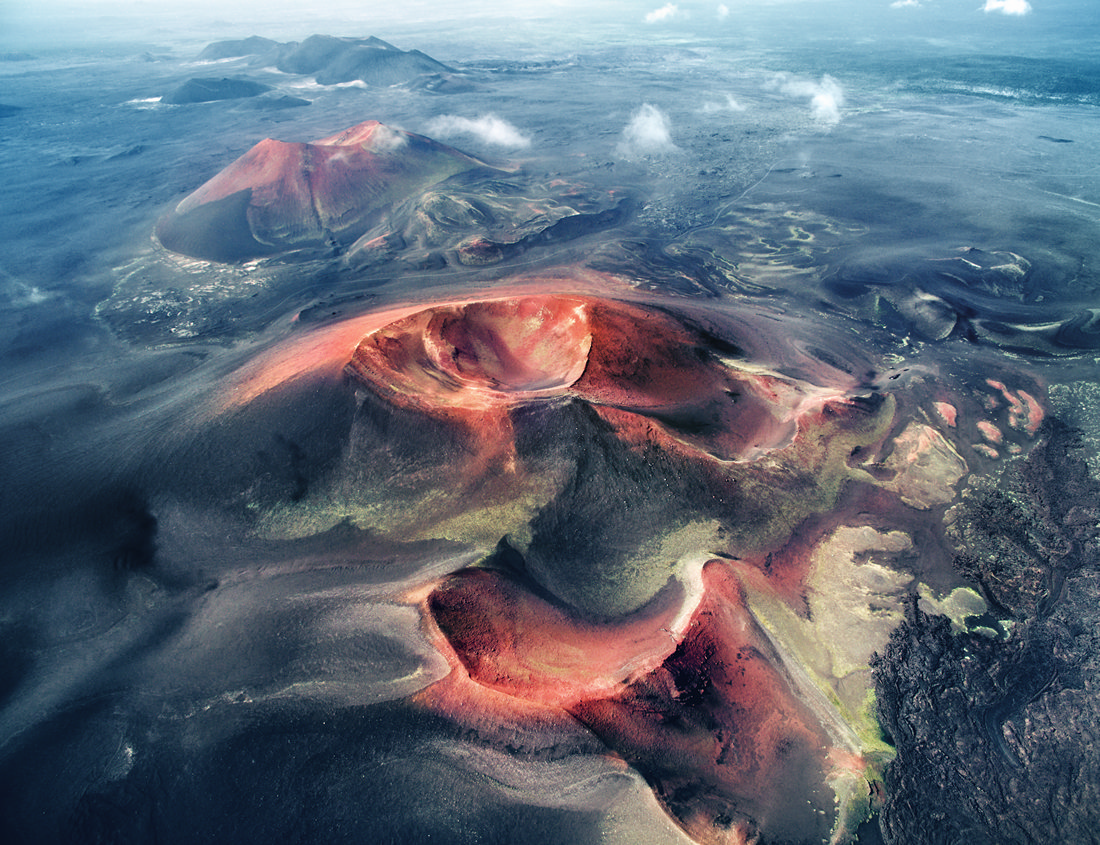Океан вулканы Камчатки