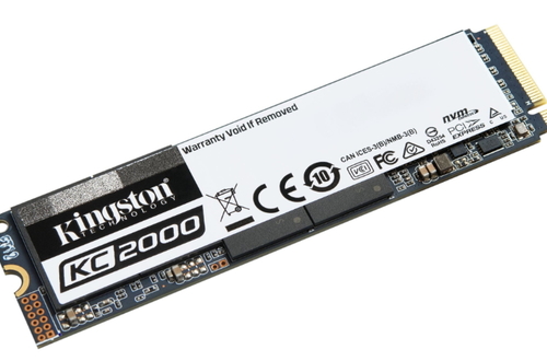 Kingston представляет SSD нового поколения KC2000 NVMe PCIe