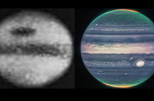 Тогда и сейчас: первая фотография Юпитера против телескопа Джеймса Уэбба