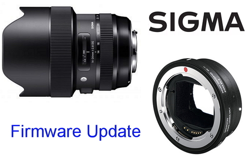 Sigma выпустила новые прошивки для объективов Canon EF  и конвертёра MC-11 EF-E