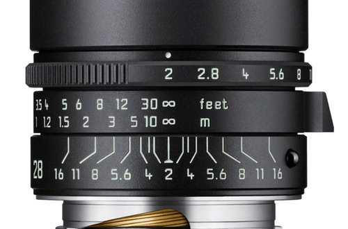 Leica выпустила объектив Summicron-M 28mm F2 ASPH в чёрном матовом цвете