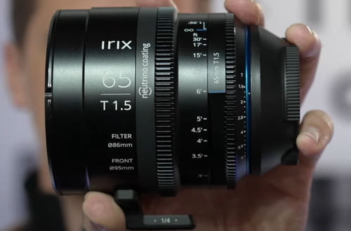 Представлен полнокадровый кинообъектив Irix 65 mm T1.5
