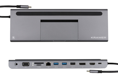 Док-станция Kramer KDOCK-4: идеально для работы с мобильными устройствами и ноутбуками.