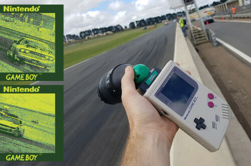 Потрясающие фотографии гоночных автомобилей, снятые с помощью модифицированной камеры Game Boy