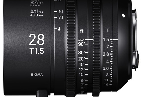 Sigma объявляет о доступности кинообъектива 28 mm T1.5 FF