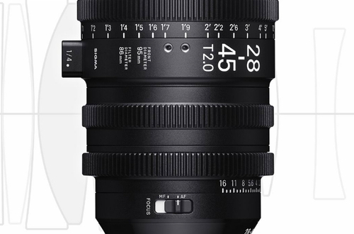 Раскрыты технические характеристики кинообъектива Sigma 28-45 mm T2