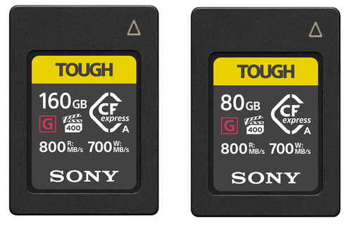 Sony представляет первые в мире карты памяти CFexpress Type A с быстрой производительностью и высокой прочностью