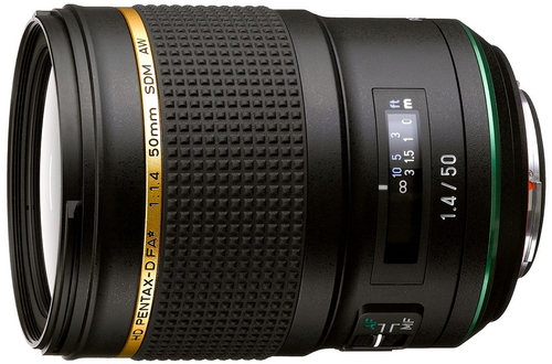 Pentax выпускает объектив D FA* 50mm F1.4 SDM AW