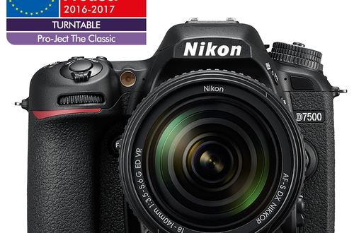 Nikon D7500 признана лучшей полупрофессиональной зеркальной фотокамерой Европы в 2017-18 гг.