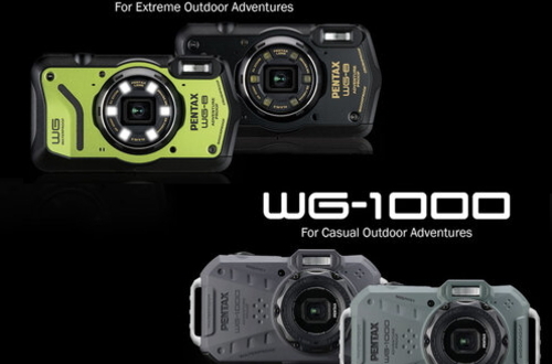 Представлены компактные камеры Pentax WG-1000 и WG-8