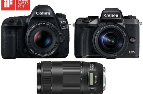 Две фотокамеры и объектив Canon удостоены награды iF Design Award 2018