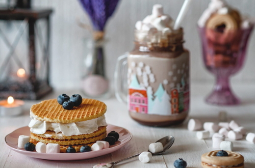 Частичный фуд стайлинг в фуд фотографии