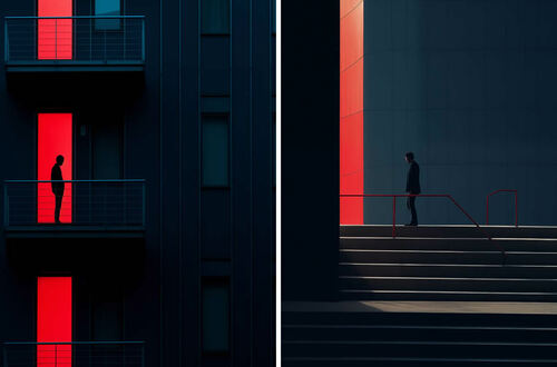Городской минимализм: исследование цветов, линий и узоров через объектив Тома Нуленса