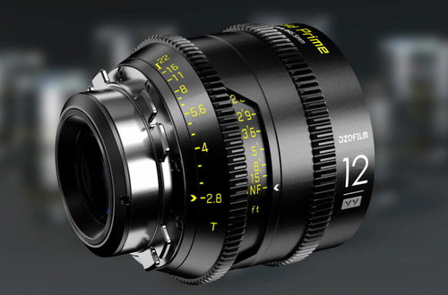 Представлен кинообъектив DZOFILM Vespid 12 mm T2.8 VV