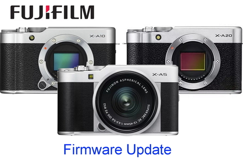 Обновление прошивок для камер Fujifilm X-A3, X-A10 и X-A20