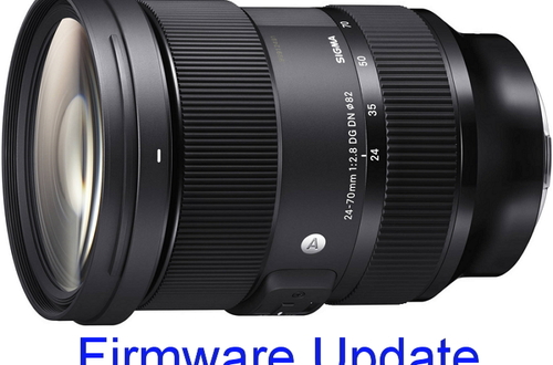 Sigma обновила прошивку объектива 24-70 mm F2.8 DG DN | Art Sony E 